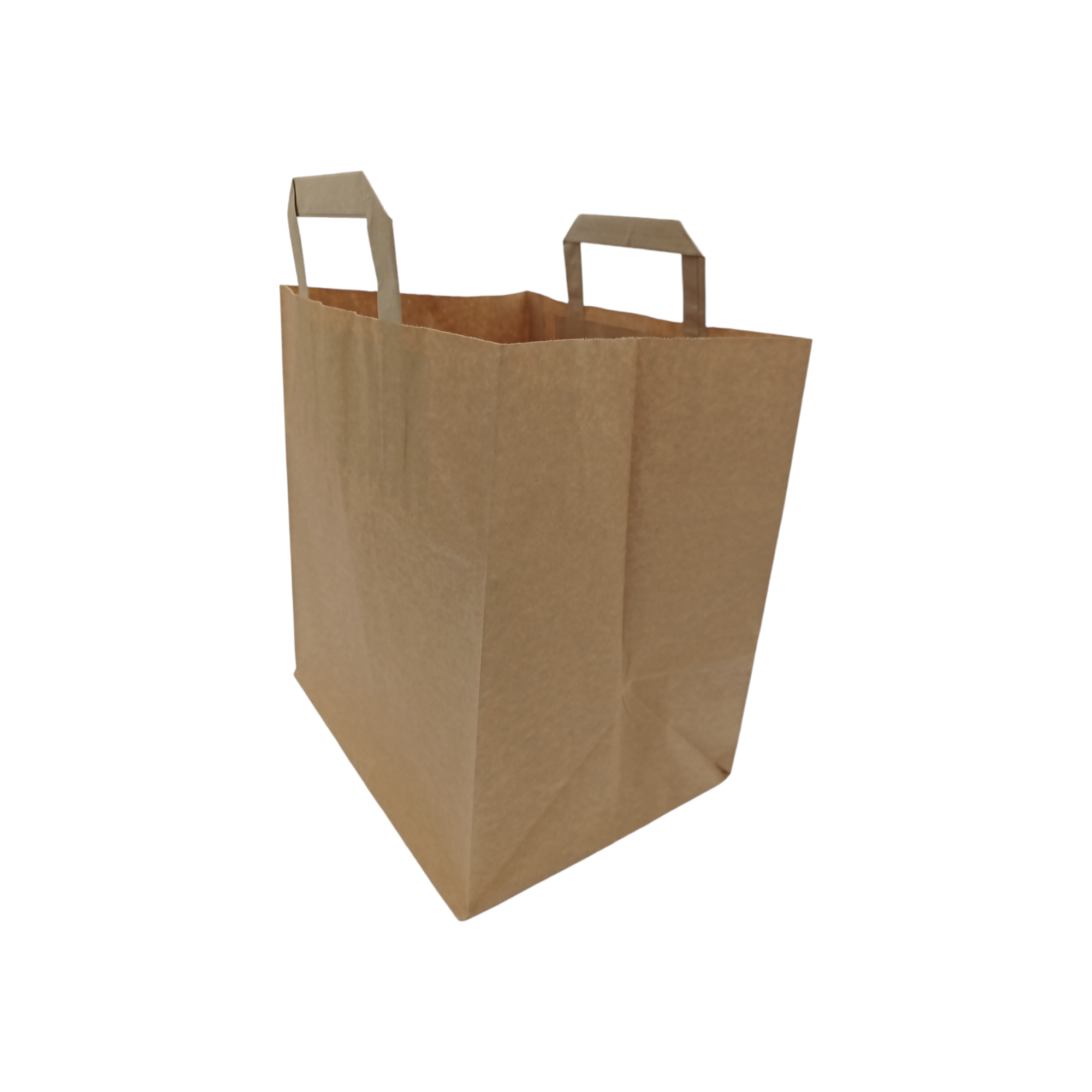 Sac cabas en papier kraft brun 26+20x28 cm